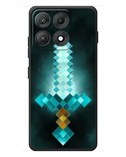 Чехол для Motorola Edge 70 Max с картинкой «Алмазный меч неон» Чехол для Motorola Edge 70 Max с картинкой «Алмазный меч неон»