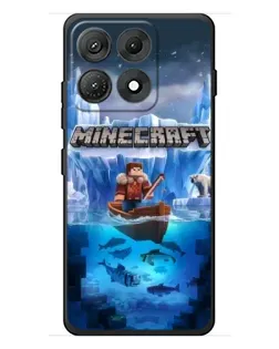 Чехол для Motorola Edge 70 Max с картинкой «Minecraft ледяной мир» Чехол для Motorola Edge 70 Max с картинкой «Minecraft ледяной мир»