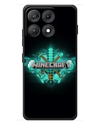Чехол для Motorola Edge 70 Max с картинкой «Minecraft Diamond лого» Чехол для Motorola Edge 70 Max с картинкой «Minecraft Diamond лого»