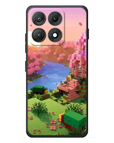Чехол для Motorola Edge 70 Max с картинкой «Розовое дерево Minecraft» Чехол для Motorola Edge 70 Max с картинкой «Розовое дерево Minecraft»