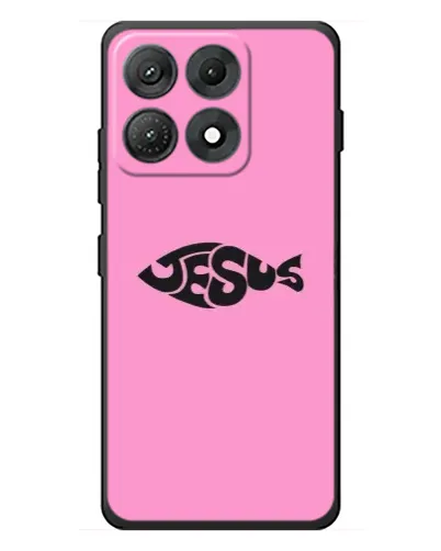 Чохол для Motorola Edge 70 Max з картинкою «Рожевий символ Jesus»