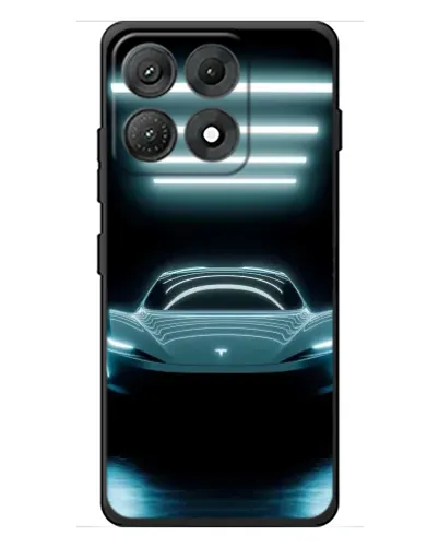 Чехол для Motorola Edge 70 Max с картинкой «Tesla в неоне» Чехол для Motorola Edge 70 Max с картинкой «Tesla в неоне»