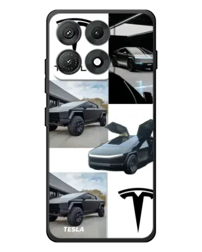 Чехол для Motorola Edge 70 Max с картинкой «Коллаж Cybertruck Tesla» Чехол для Motorola Edge 70 Max с картинкой «Коллаж Cybertruck Tesla»