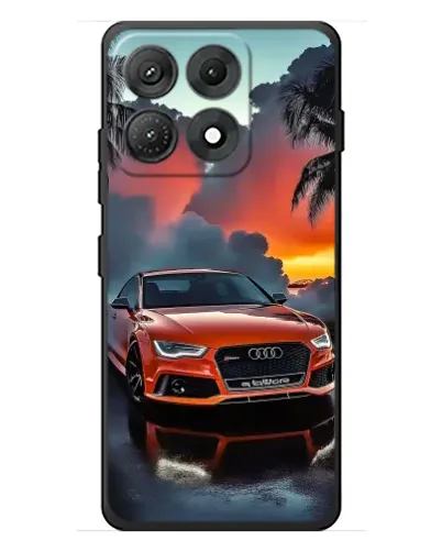Чехол для Motorola Edge 70 Max с картинкой «Audi — закат» Чехол для Motorola Edge 70 Max с картинкой «Audi — закат»