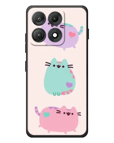 Чехол для Motorola Edge 70 Max с картинкой «Pusheen трио» Чехол для Motorola Edge 70 Max с картинкой «Pusheen трио»