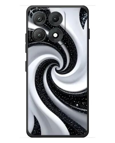 Чехол для Motorola Edge 70 Max с картинкой «Черно-белая спираль» Чехол для Motorola Edge 70 Max с картинкой «Черно-белая спираль»