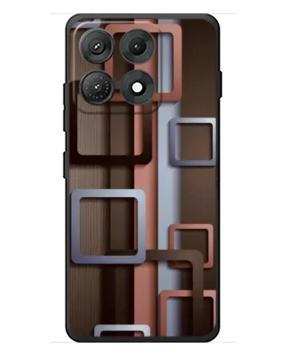 Чехол для Motorola Edge 70 Max с картинкой «Коричневые объемные квадраты» Чехол для Motorola Edge 70 Max с картинкой «Коричневые объемные квадраты»