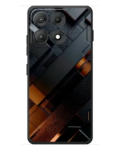 Чехол для Motorola Edge 70 Max с картинкой «Черные геометрические блоки» Чехол для Motorola Edge 70 Max с картинкой «Черные геометрические блоки»