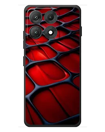 Чехол для Motorola Edge 70 Max с картинкой «Красная глянцевая сетка» Чехол для Motorola Edge 70 Max с картинкой «Красная глянцевая сетка»