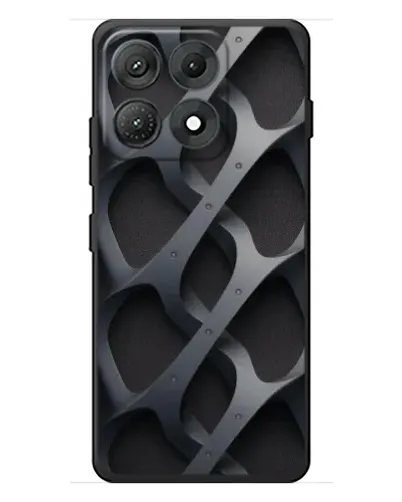 Чехол для Motorola Edge 70 Max с картинкой «Объемное серое плетение» Чехол для Motorola Edge 70 Max с картинкой «Объемное серое плетение»