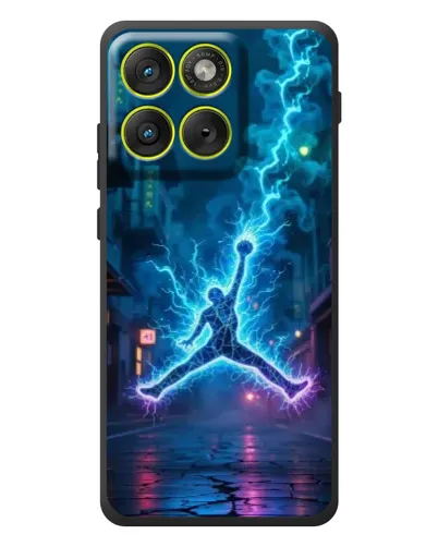 Чохол для Motorola Edge 70 з картинкою «Jordan Gold Jumpman»