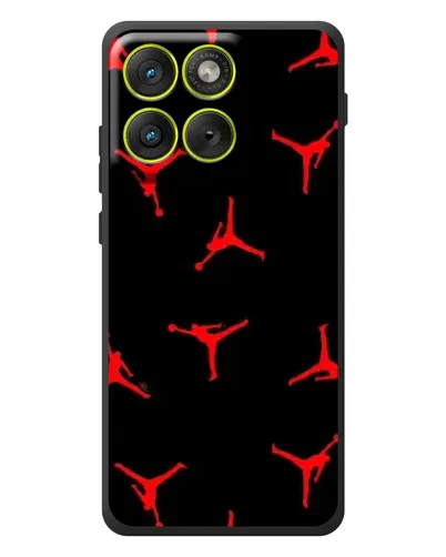 Чохол для Motorola Edge 70 з картинкою «Jordan Red Pattern»