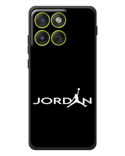 Чохол для Motorola Edge 70 з картинкою «Jordan White Logo»