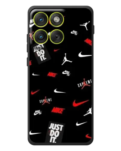 Чохол для Motorola Edge 70 з картинкою «Nike Mix Pattern»