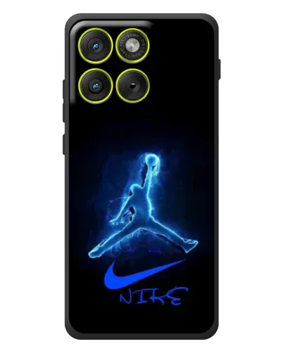 Чохол для Motorola Edge 70 з картинкою «Jordan Neon Blue»