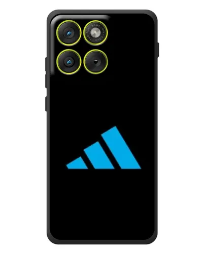Чохол для Motorola Edge 70 з картинкою «Adidas Cyan Logo»