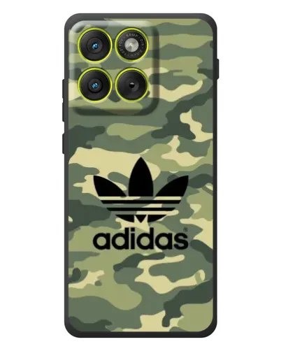 Чохол для Motorola Edge 70 з картинкою «Мілітарі стиль Adidas»