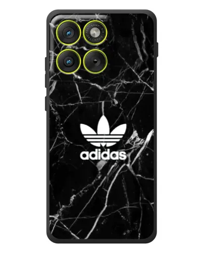 Чохол для Motorola Edge 70 з картинкою «Білий мармур Adidas»