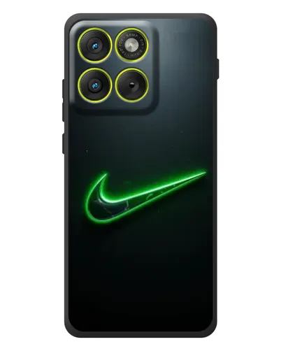 Чохол для Motorola Edge 70 з картинкою «Неоновий контур Nike»