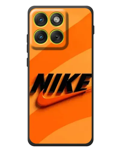 Чохол для Motorola Edge 70 з картинкою «Помаранчевий драйв Nike»