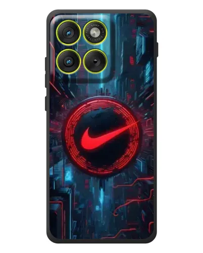 Чохол для Motorola Edge 70 з картинкою «Техногенний стиль Nike»