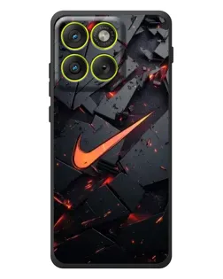 Чохол для Motorola Edge 70 з картинкою «Nike — ефект розломів» Чохол для Motorola Edge 70 з картинкою «Nike — ефект розломів»