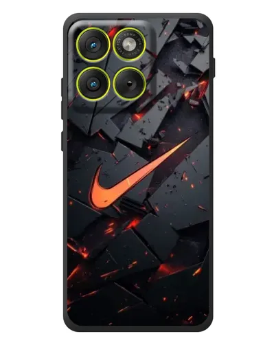 Чохол для Motorola Edge 70 з картинкою «Nike — ефект розломів»