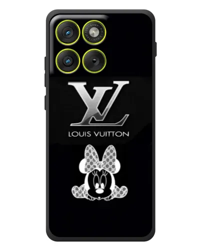 Чехол для Motorola Edge 70 с картинкой «LV и Минни Маус»