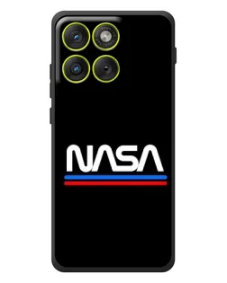 Чохол для Motorola Edge 70 з картинкою «NASA — класика Red Blue» Чохол для Motorola Edge 70 з картинкою «NASA — класика Red Blue»