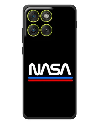 Чохол для Motorola Edge 70 з картинкою «NASA — класика Red Blue» Чохол для Motorola Edge 70 з картинкою «NASA — класика Red Blue»