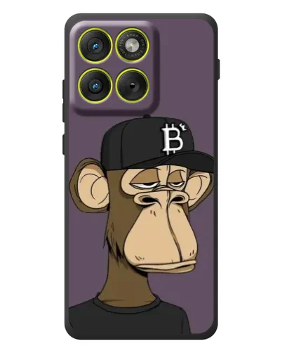 Чехол для Motorola Edge 70 с картинкой «Bored Ape в кепке» Чехол для Motorola Edge 70 с картинкой «Bored Ape в кепке»