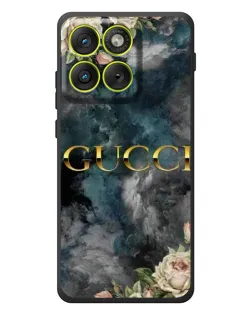 Чохол для Motorola Edge 70 з картинкою «Абстрактні квіти Gucci»