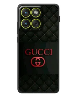 Чохол для Motorola Edge 70 з картинкою «Gucci — стьобаний чорний»