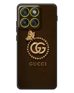 Чохол для Motorola Edge 70 з картинкою «Gucci — золотий метелик»