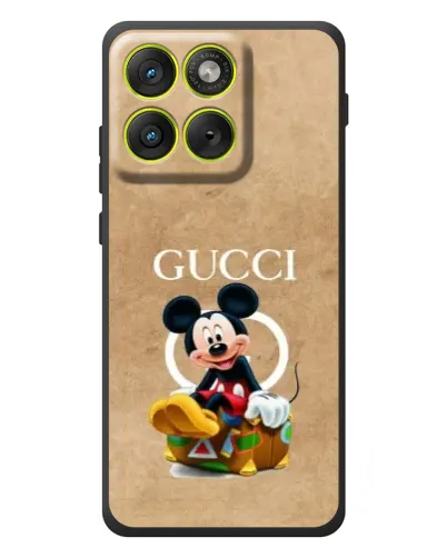 Чохол для Motorola Edge 70 з картинкою «Міккі Маус Gucci — крафт» Чохол для Motorola Edge 70 з картинкою «Міккі Маус Gucci — крафт»