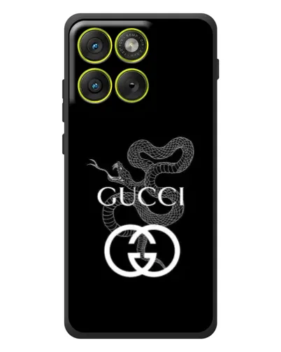 Чохол для Motorola Edge 70 з картинкою «Gucci — срібна змія» Чохол для Motorola Edge 70 з картинкою «Gucci — срібна змія»