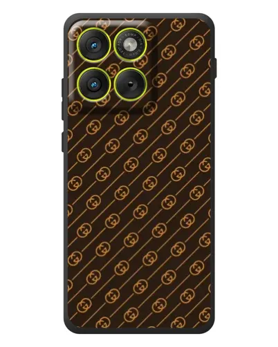 Чохол для Motorola Edge 70 з картинкою «Gucci — золоті діагоналі» Чохол для Motorola Edge 70 з картинкою «Gucci — золоті діагоналі»