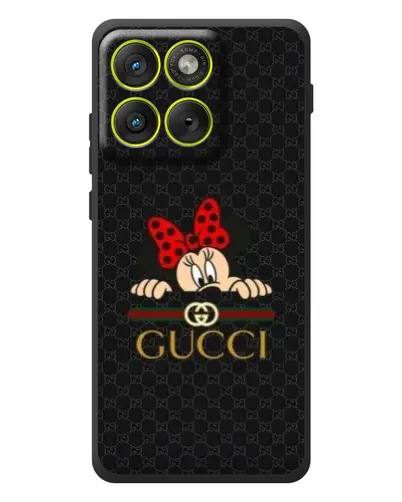 Чохол для Motorola Edge 70 з картинкою «Мінні Маус Gucci — чорний» Чохол для Motorola Edge 70 з картинкою «Мінні Маус Gucci — чорний»