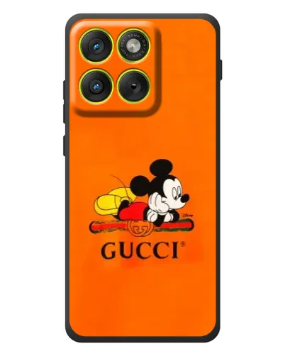 Чехол для Motorola Edge 70 с картинкой «Микки Маус Gucci — оранж» Чехол для Motorola Edge 70 с картинкой «Микки Маус Gucci — оранж»