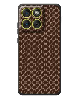 Чохол для Motorola Edge 70 з картинкою «Gucci — шоколадна сітка»