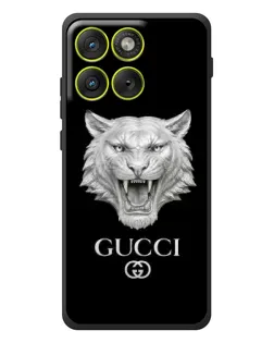 Чохол для Motorola Edge 70 з картинкою «Gucci — срібний лев»