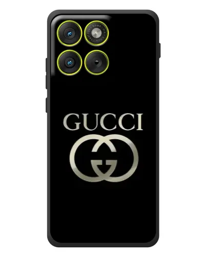 Чехол для Motorola Edge 70 с картинкой «Gucci — золото на черном» Чехол для Motorola Edge 70 с картинкой «Gucci — золото на черном»