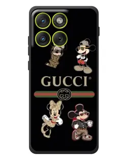 Чохол для Motorola Edge 70 з картинкою «Gucci — герої Disney та монограма»
