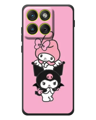 Чохол для Motorola Edge 70 з картинкою «My Melody та Kuromi» Чохол для Motorola Edge 70 з картинкою «My Melody та Kuromi»