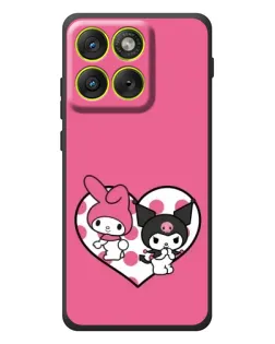 Чохол для Motorola Edge 70 з картинкою «Kuromi та My Melody» Чохол для Motorola Edge 70 з картинкою «Kuromi та My Melody»