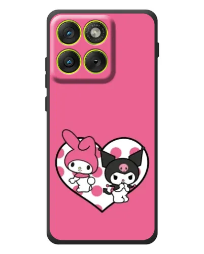 Чохол для Motorola Edge 70 з картинкою «Kuromi та My Melody» Чохол для Motorola Edge 70 з картинкою «Kuromi та My Melody»