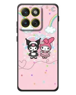 Чохол для Motorola Edge 70 з картинкою «My Melody та Kuromi» Чохол для Motorola Edge 70 з картинкою «My Melody та Kuromi»