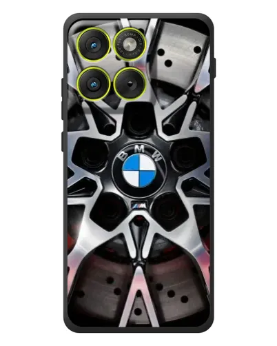 Чехол для Motorola Edge 70 с картинкой «BMW — деталь диска»
