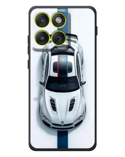 Чехол для Motorola Edge 70 с картинкой «Вид сверху — BMW M»