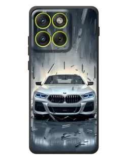 Чехол для Motorola Edge 70 с картинкой «BMW в свете фар»